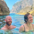 Couple kayaking on Capri