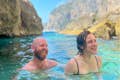 Pareja en kayak en Capri