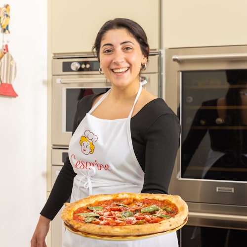 Positano: Clase de cocina de pizza y tiramisú