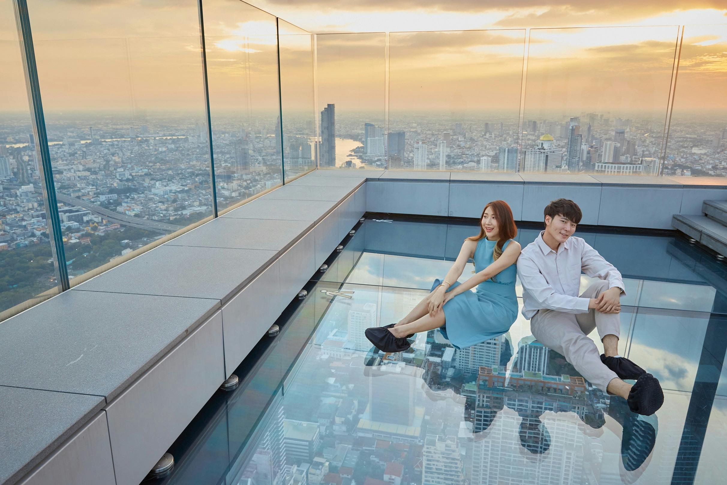 Mahanakhon Skywalk Observation Deck: Sunset Entry Ticket 3