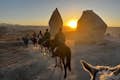 Passeig a cavall per Capadocia al capvespre