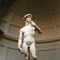Tour combinado guiado pela Babylon Tours em Florença, Itália, incluindo David e a Galeria Uffizi.