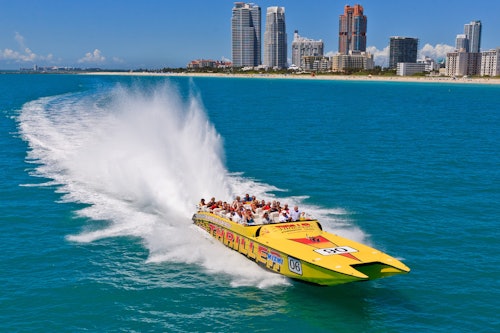 Miami: Jet Boat Ride + Hop-on Hop-off Bus Tour