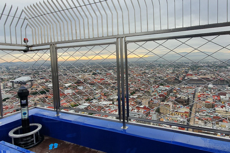 EAST of Mexico City at dawn.