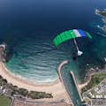 Skydiving over Shellharbour Marina