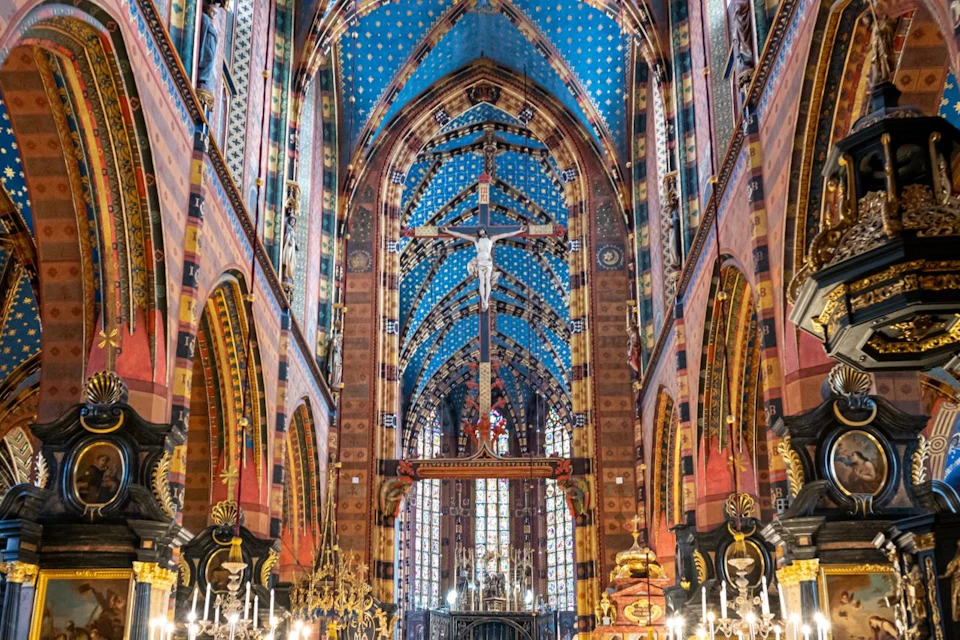 Interior of St. Mary's Basilica