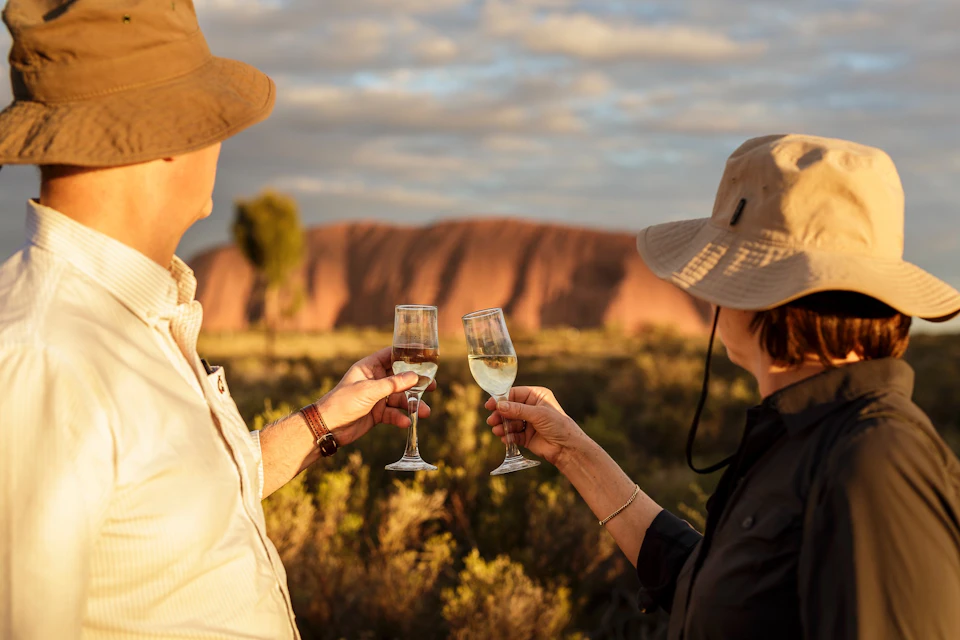 BBQ and bubbly at the sunset viewing area