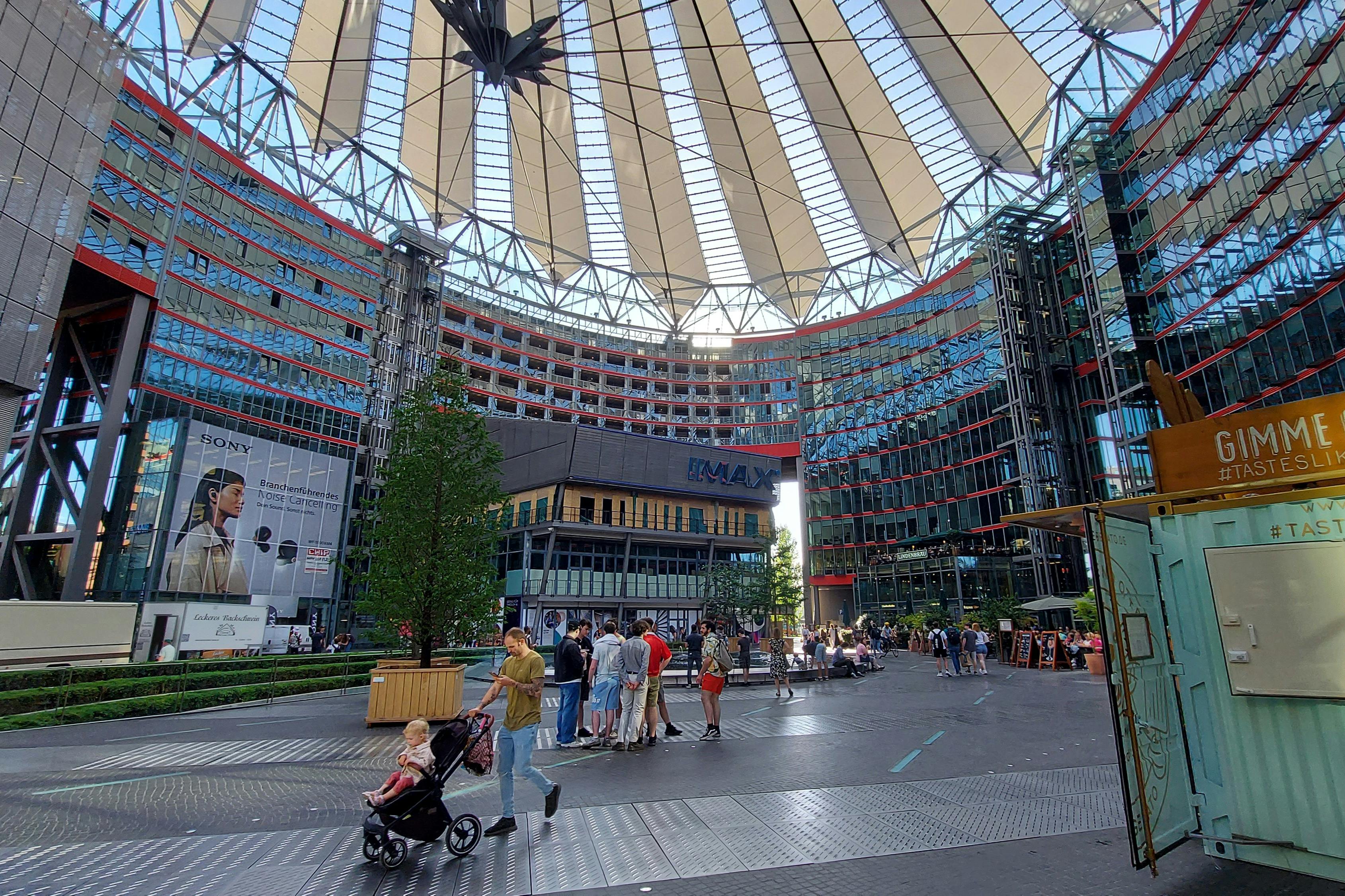 Das Sony Center am Potsdamer Platz
