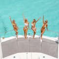 Friends enjoying the Luxury Catamaran 51¨Leopard