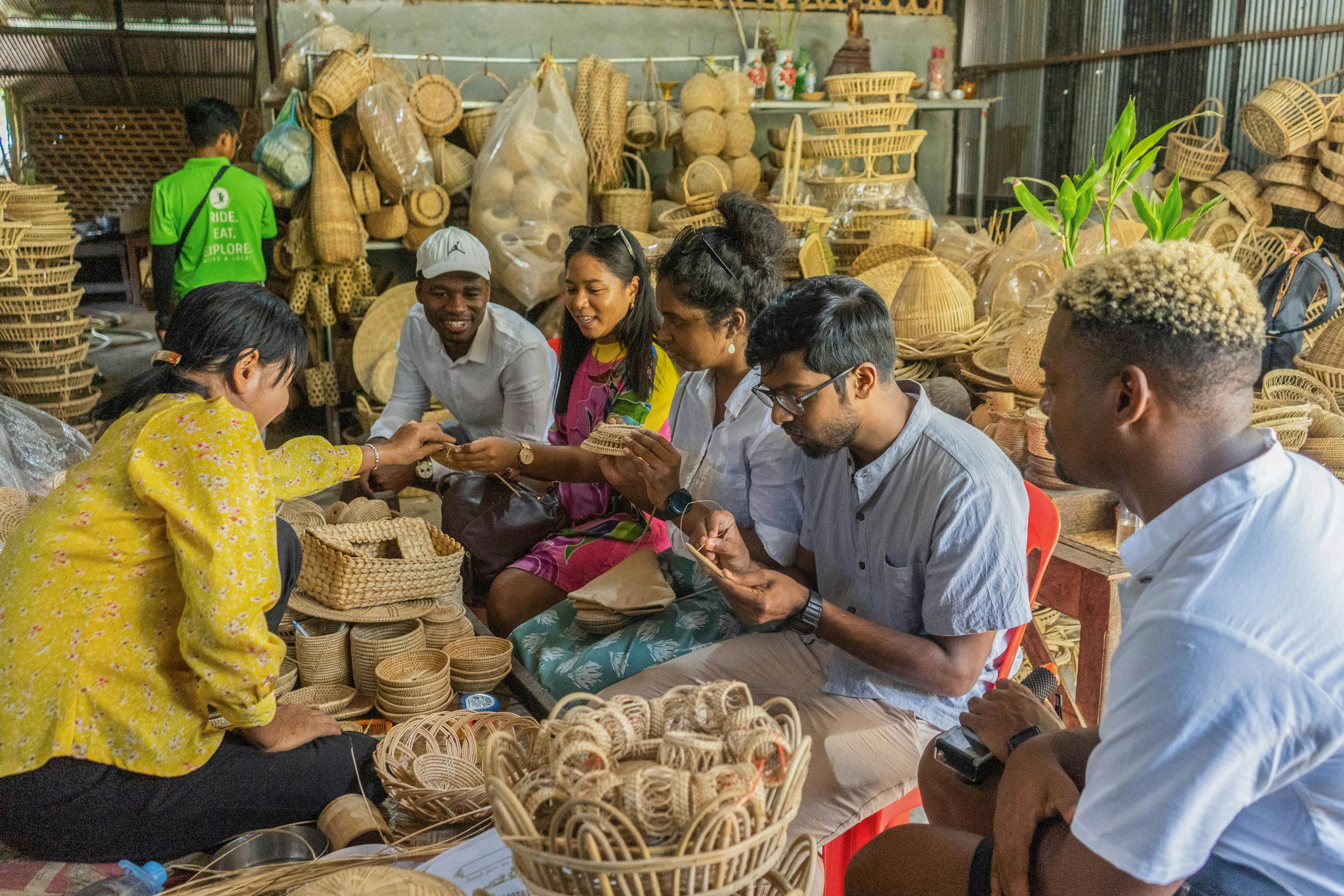 Rattan Basket Weaving