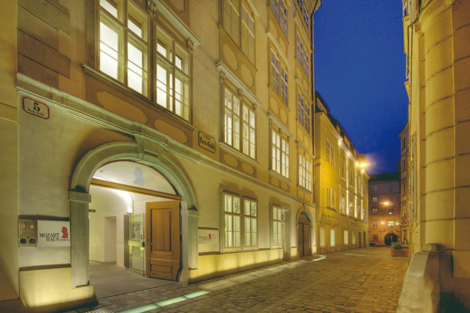 Ο Mozarthaus από το μέτωπο της Βιέννης