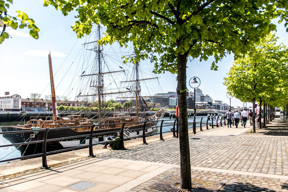 The Jeanie Johnston in Dublin's Docklands
