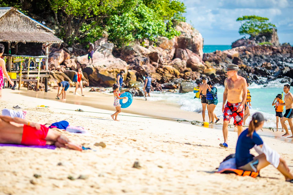 Unwind at Khai Island, with white sandy beaches perfect for relaxation.