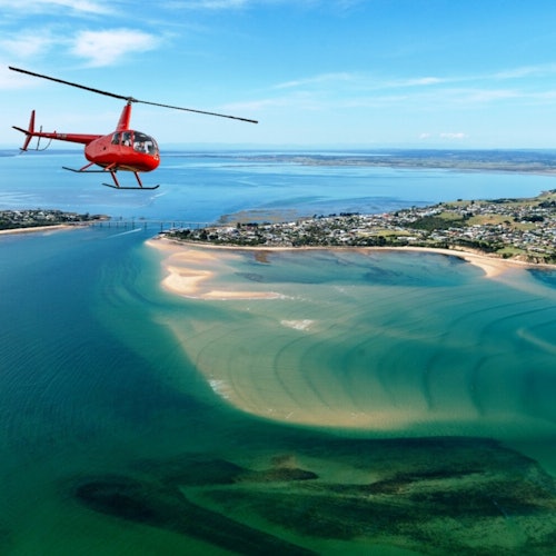 8分ヘリコプター飛行：フィリップ島ケープウーラマイまたはグランプリサーキット(即日発券)