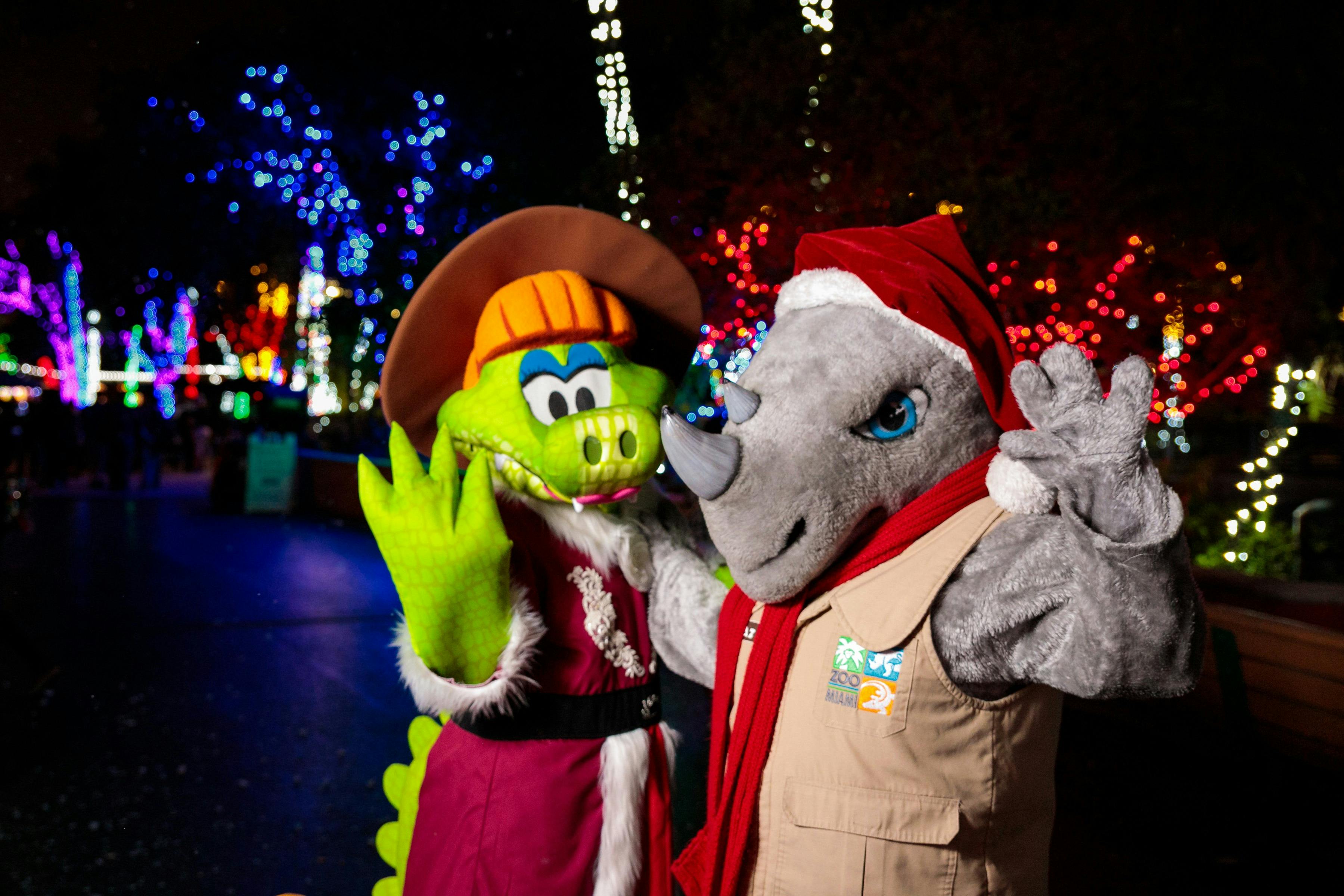 マイアミ動物園の灯り