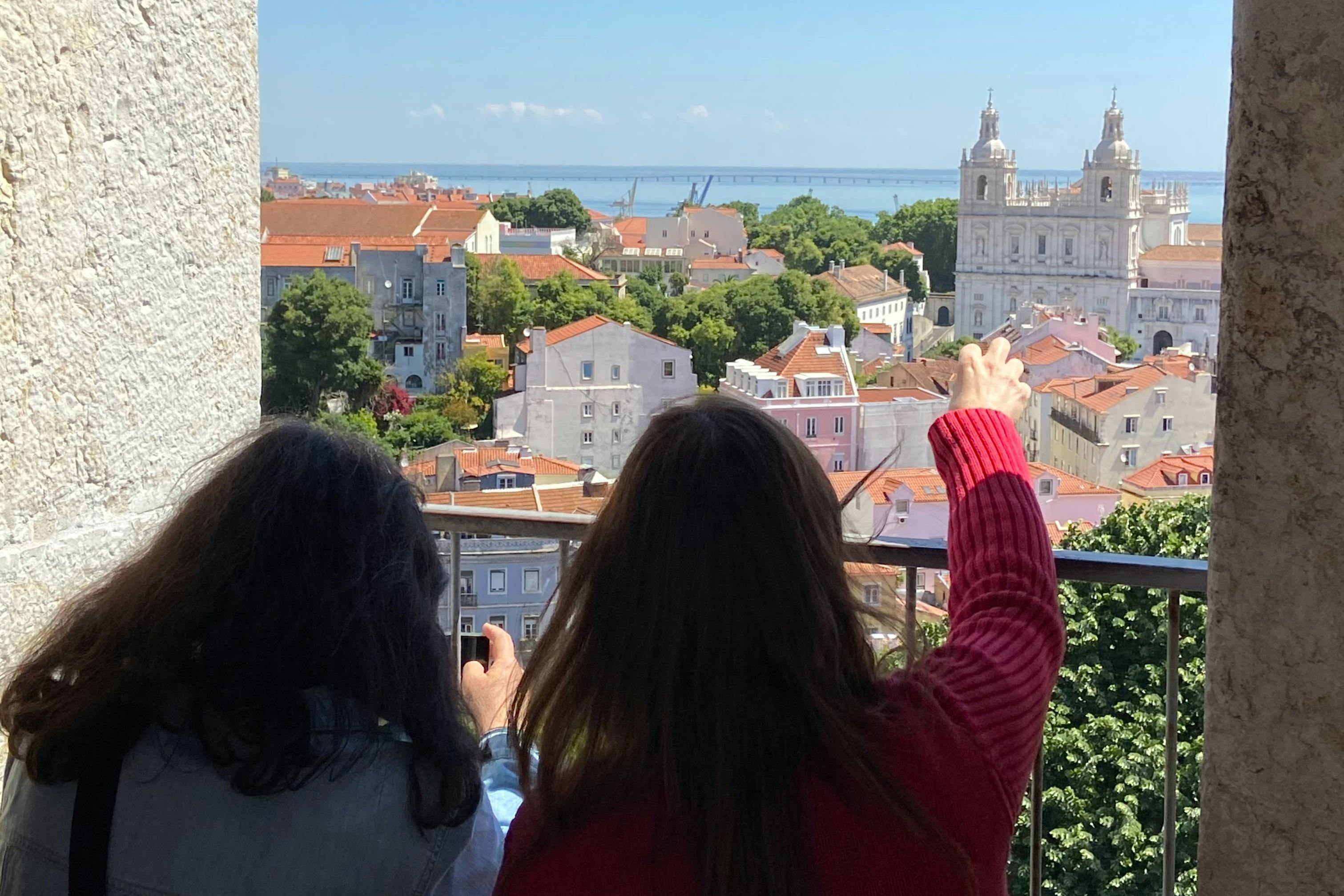 A Torre mais alta de Lisboa antiga, a paisagem mais histórica da cidade.