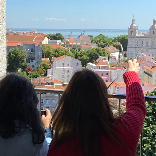 Det högsta tornet i gamla Lissabon, den mest historiska syn i staden.