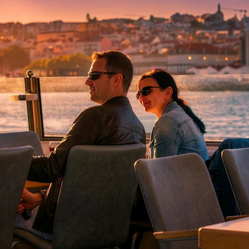 Lisbon: Tagus River Sunset Cruise + Drink - Photo 4