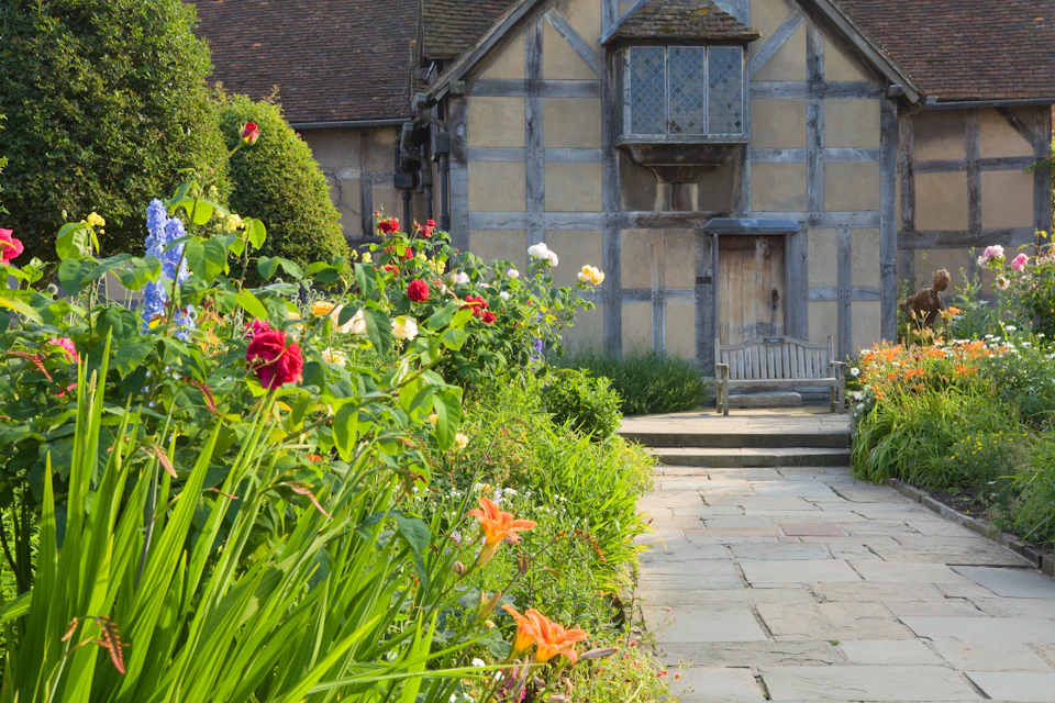Back garden of the Birthplace