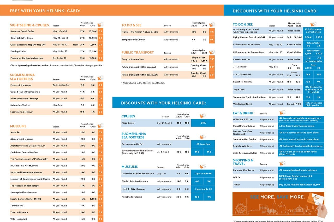 2025年赫尔辛基卡优惠