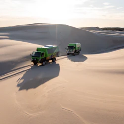 Afternoon light creating stunning views on the dunes