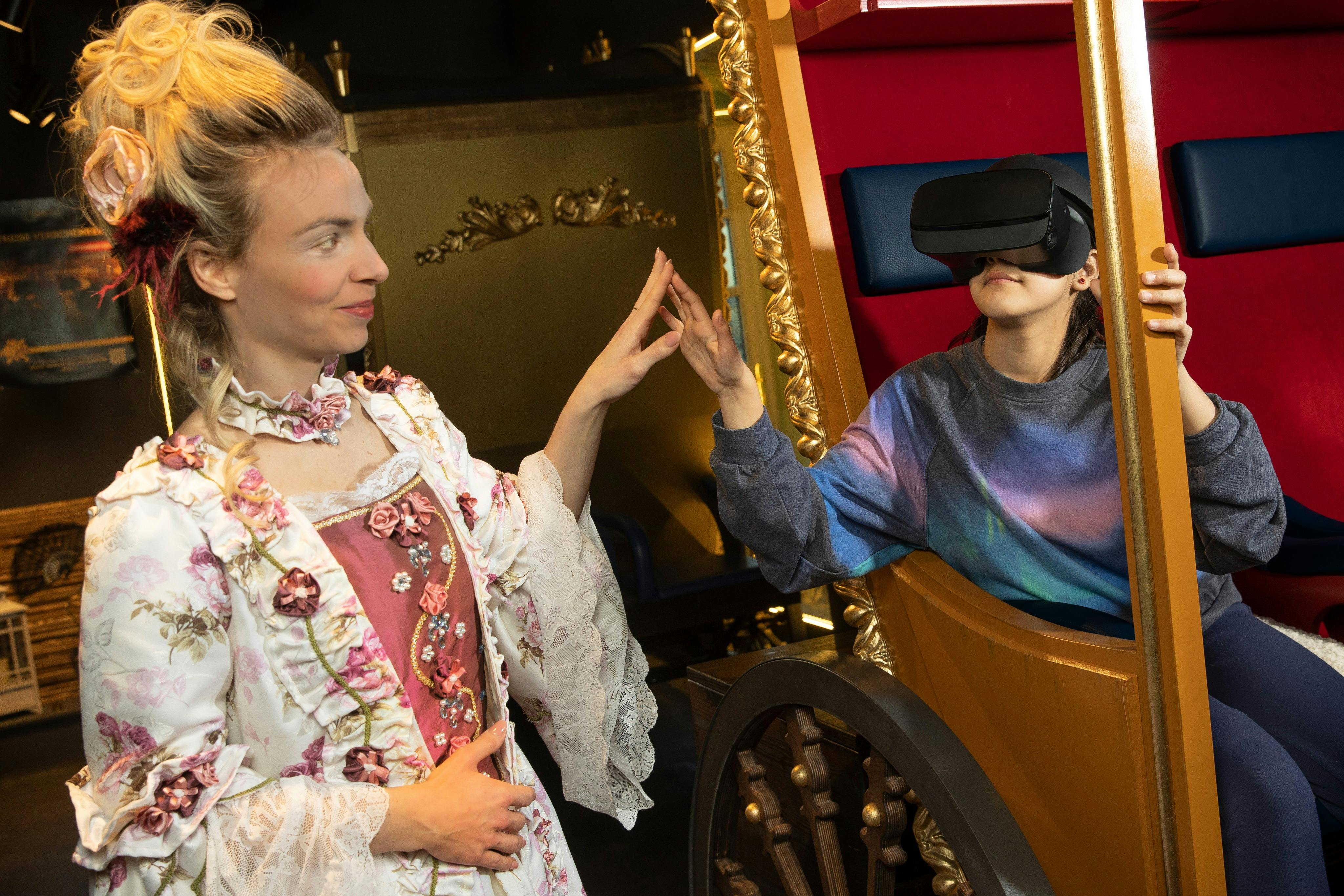 Virtual and real elements mix in TimeRide