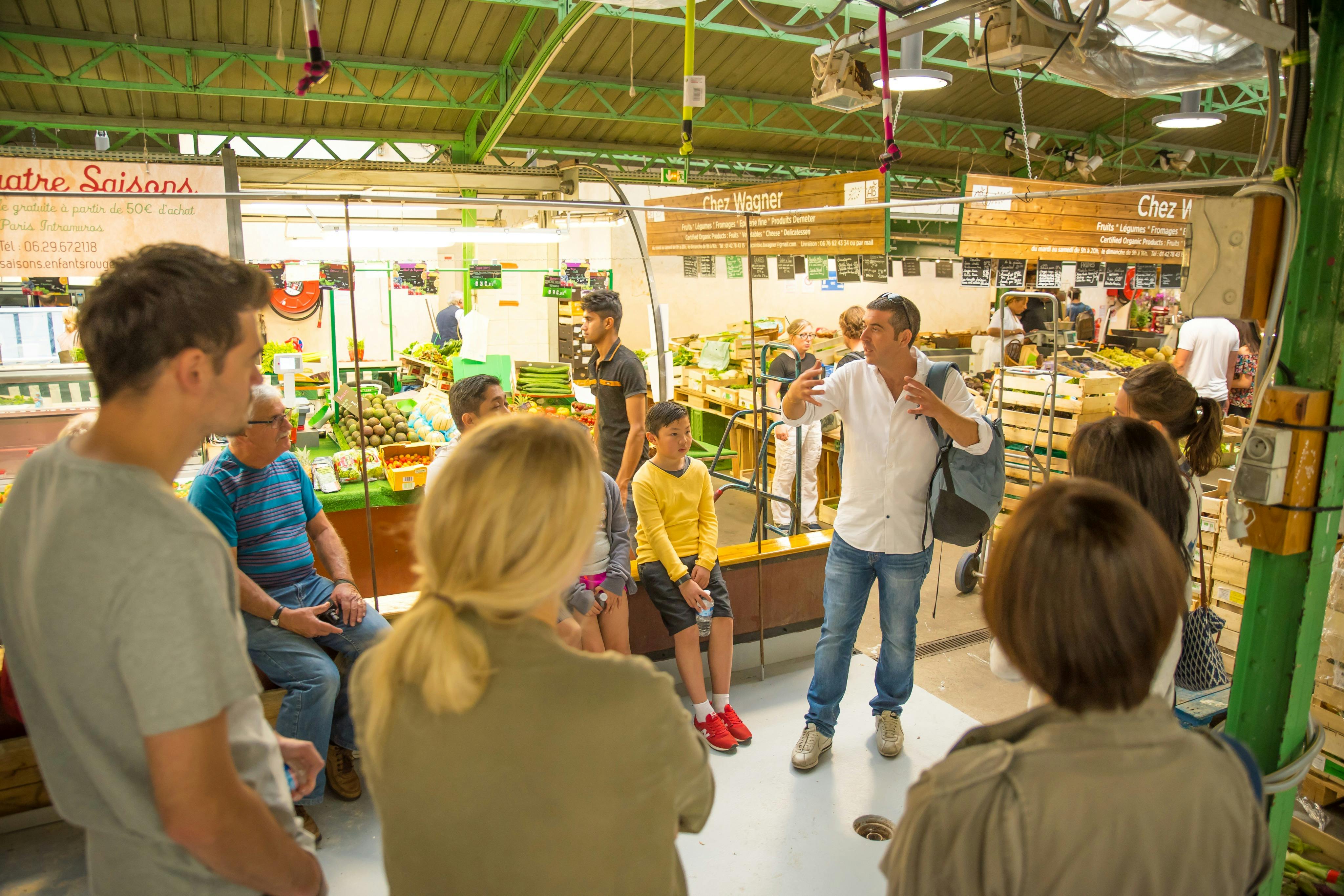 París: Visita gastronómica al Marais con cata de vinos