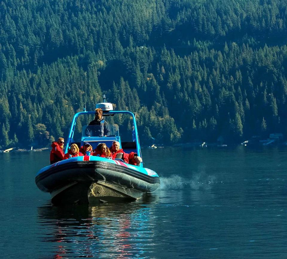 Sailing across the Indian Arm