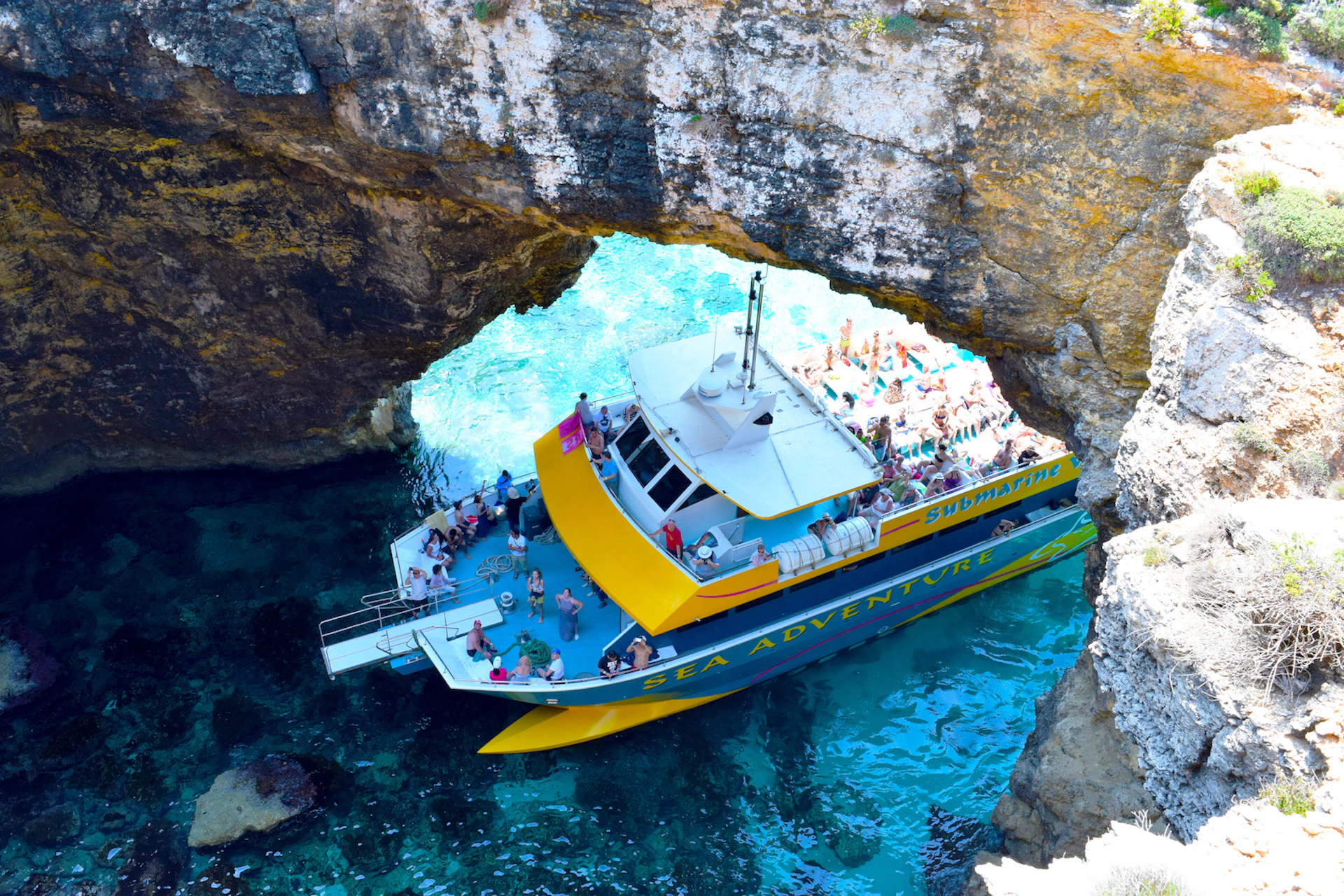 Sea Adventure in a cave