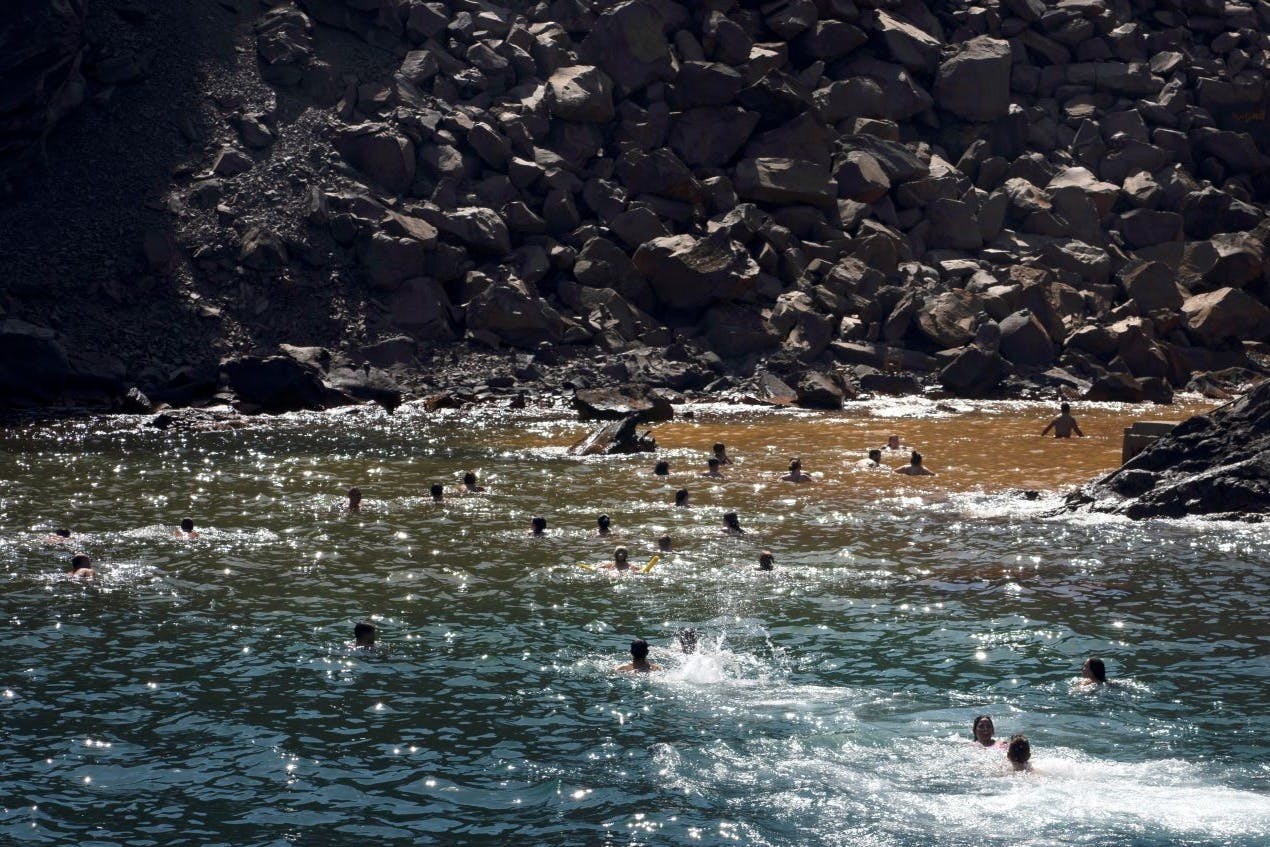 volcanic hot springs