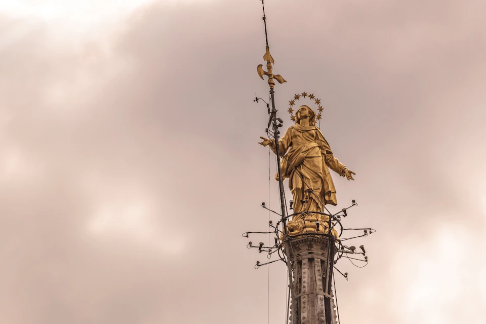 Golden Virgin Mary