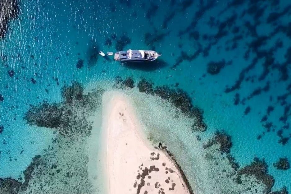 从天空俯瞰滨田岛