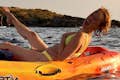 Kayak equipment available to rent from the beach to any water sports area.