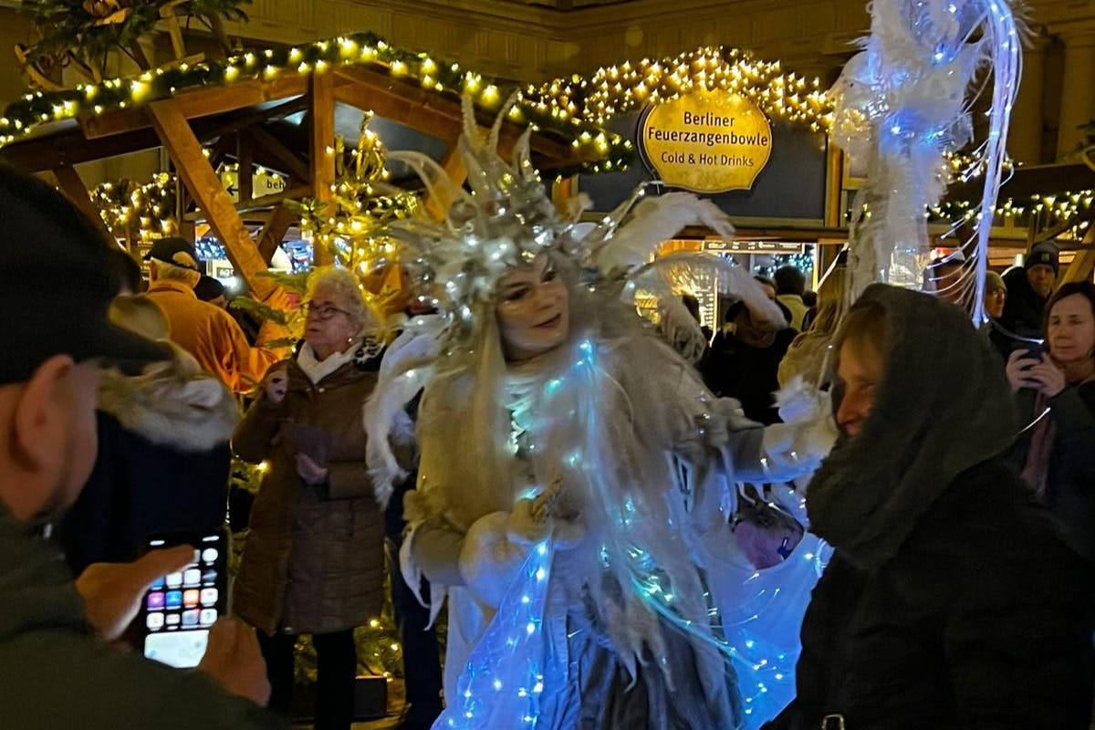 Christmas Angel at the Christmas Market