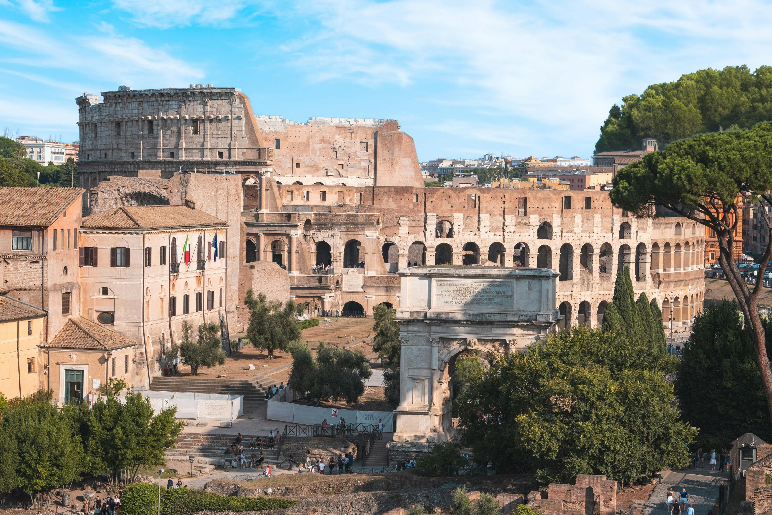 Colosseum, Palatine Hill, Roman Forum