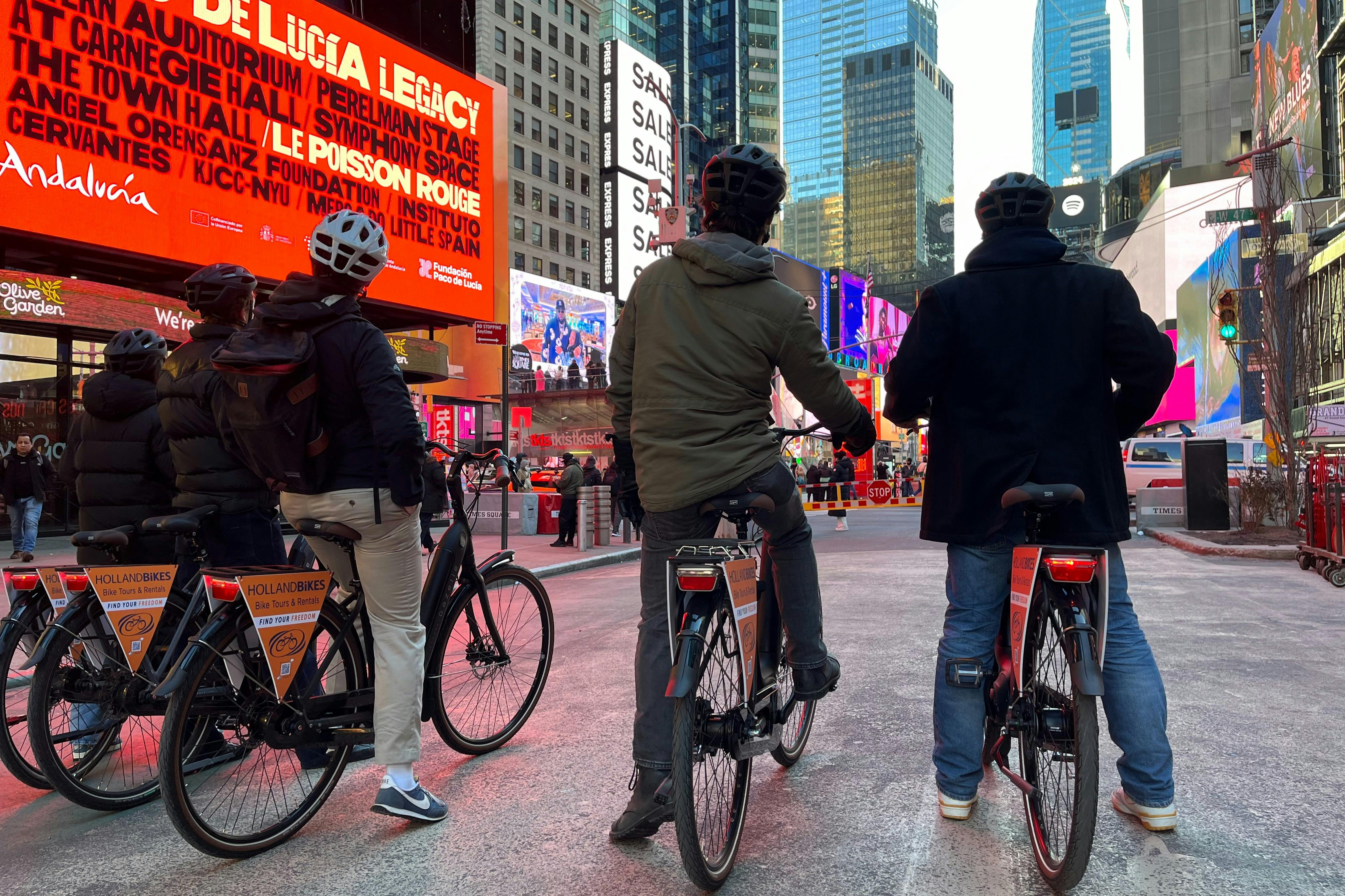En admiration devant la grandeur de NYC