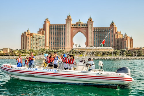 Love Boats: 100-Min Speedboat Tour - Ain Dubai, JBR, Atlantis & Burj Al Arab