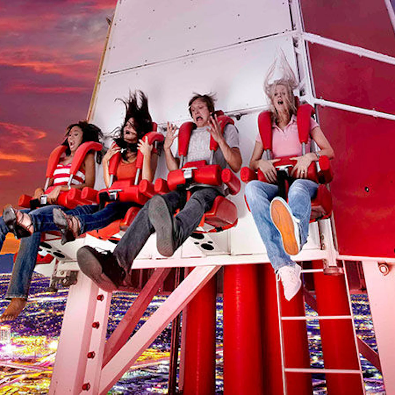 The STRAT Tower: Entry + Optional Thrill Rides in Las Vegas β Tiqets