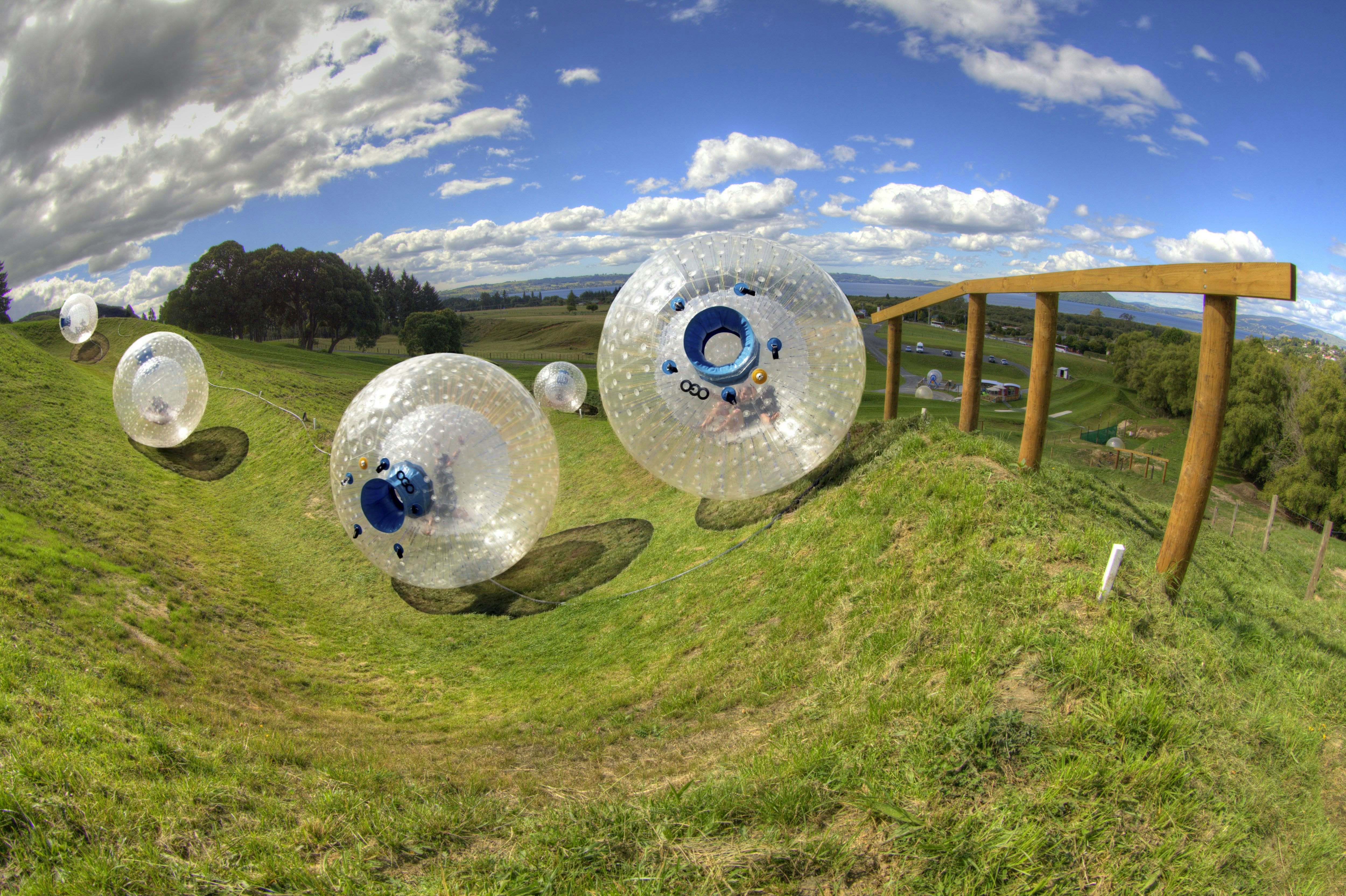 Zorbing at Outdoor Gravity Park Tickets | Tiqets