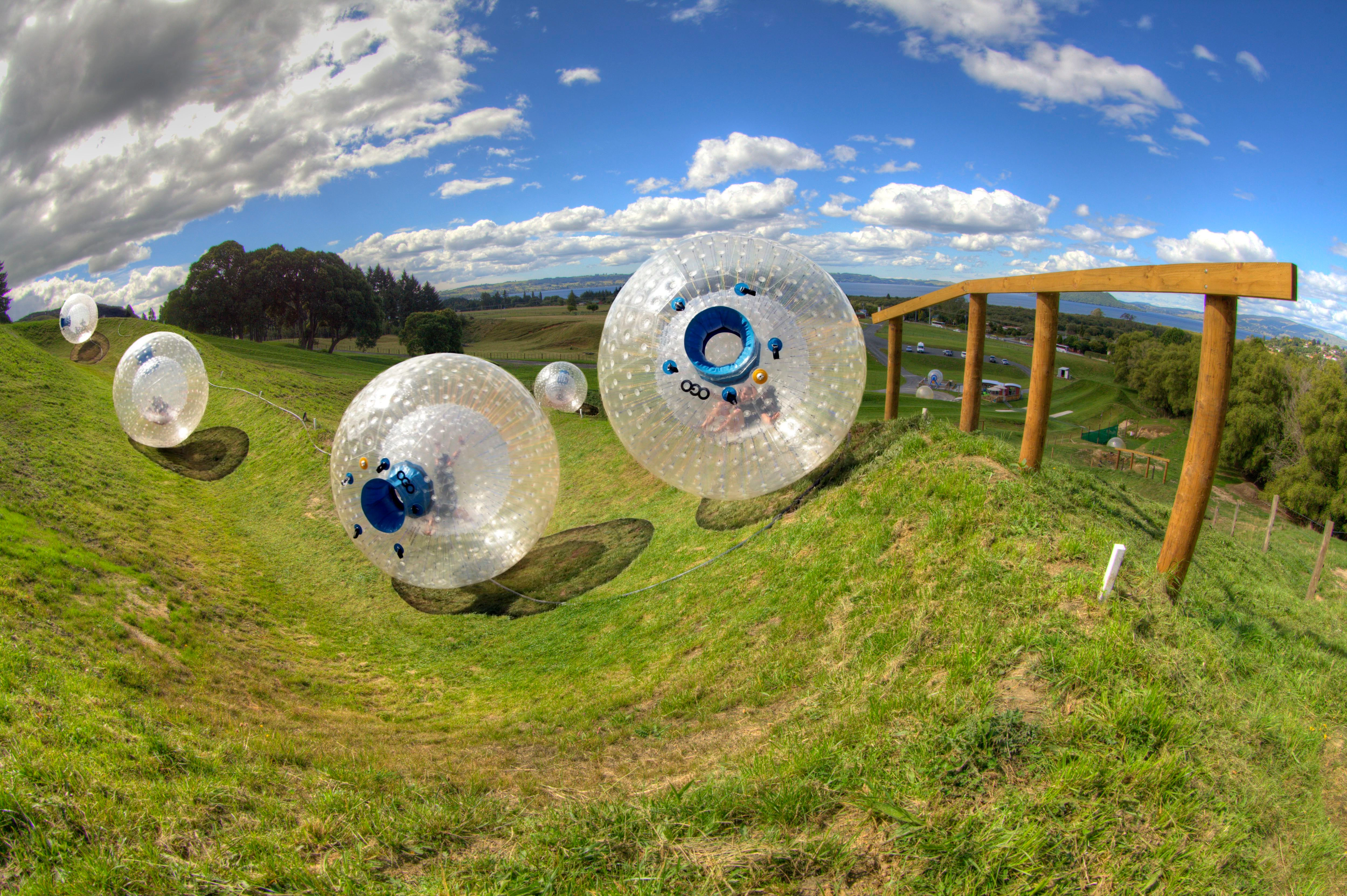 Outdoor Gravity Park: Zorbing Experience