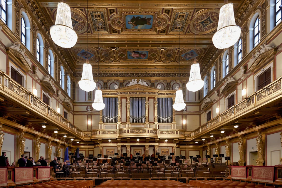 The Golden Hall , world-famous for the New Years Concert and the unique acoustics