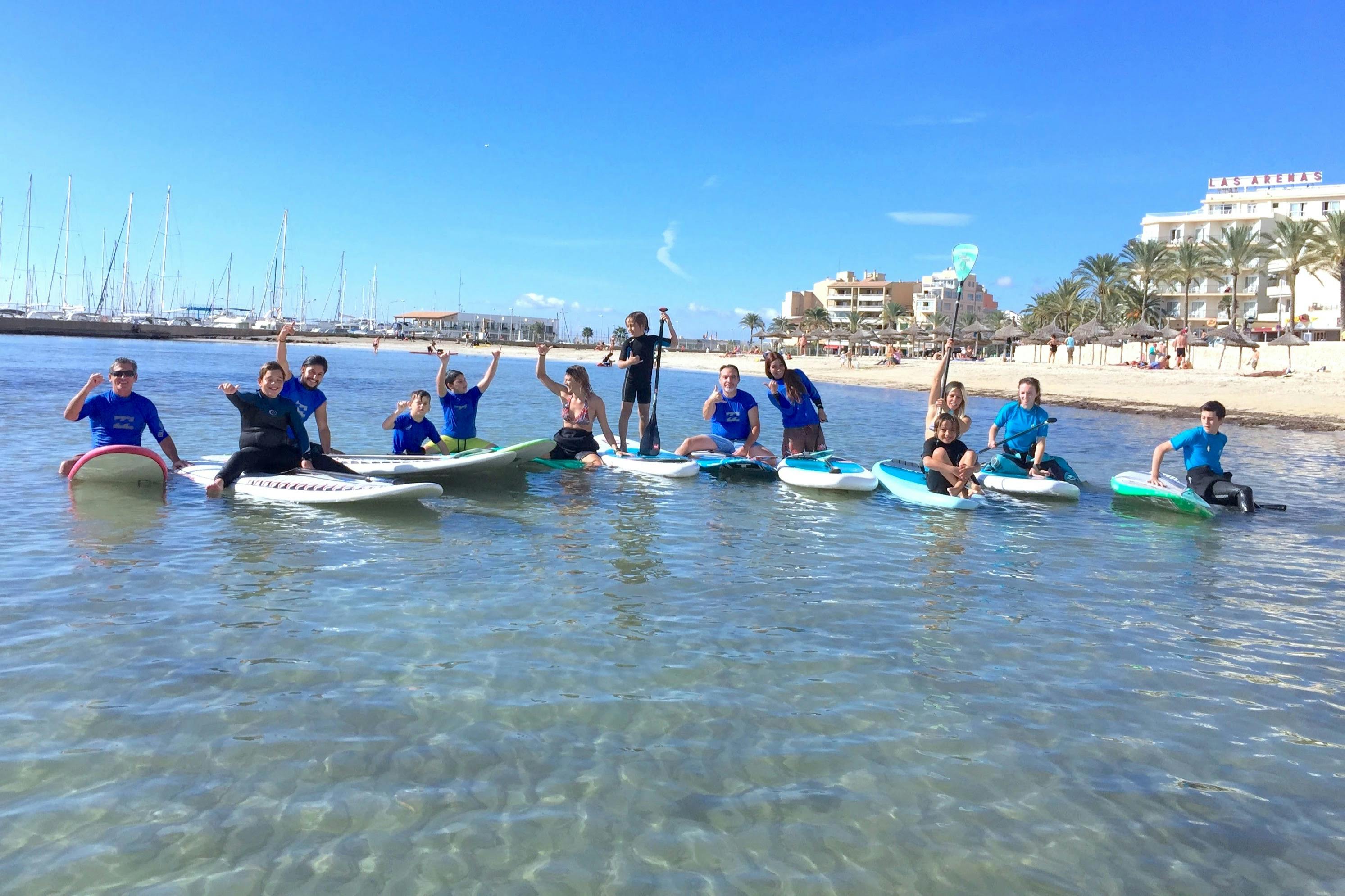 SUP (Stand Up Paddle) classes at BonaOna Mallorca, Playa de Ca'n Pastilla