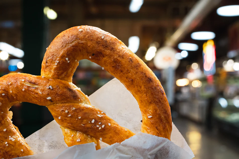 Soft Philly pretzel
