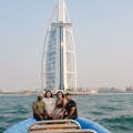 Passeio de barco de 1 hora pelo Burj Al Arab e Atlantis