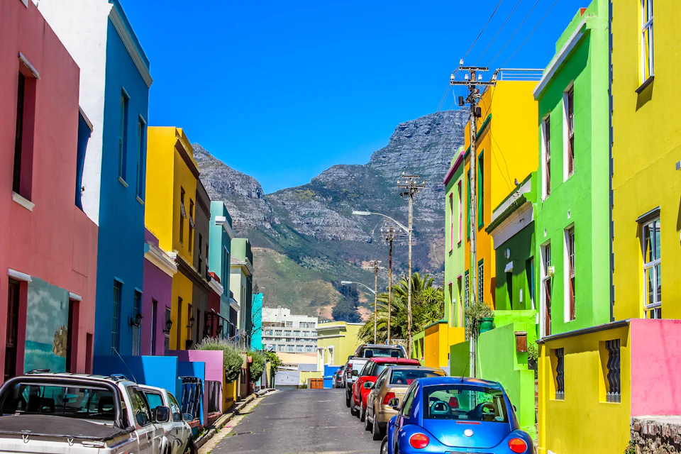 Bo Kaap colourful houses
