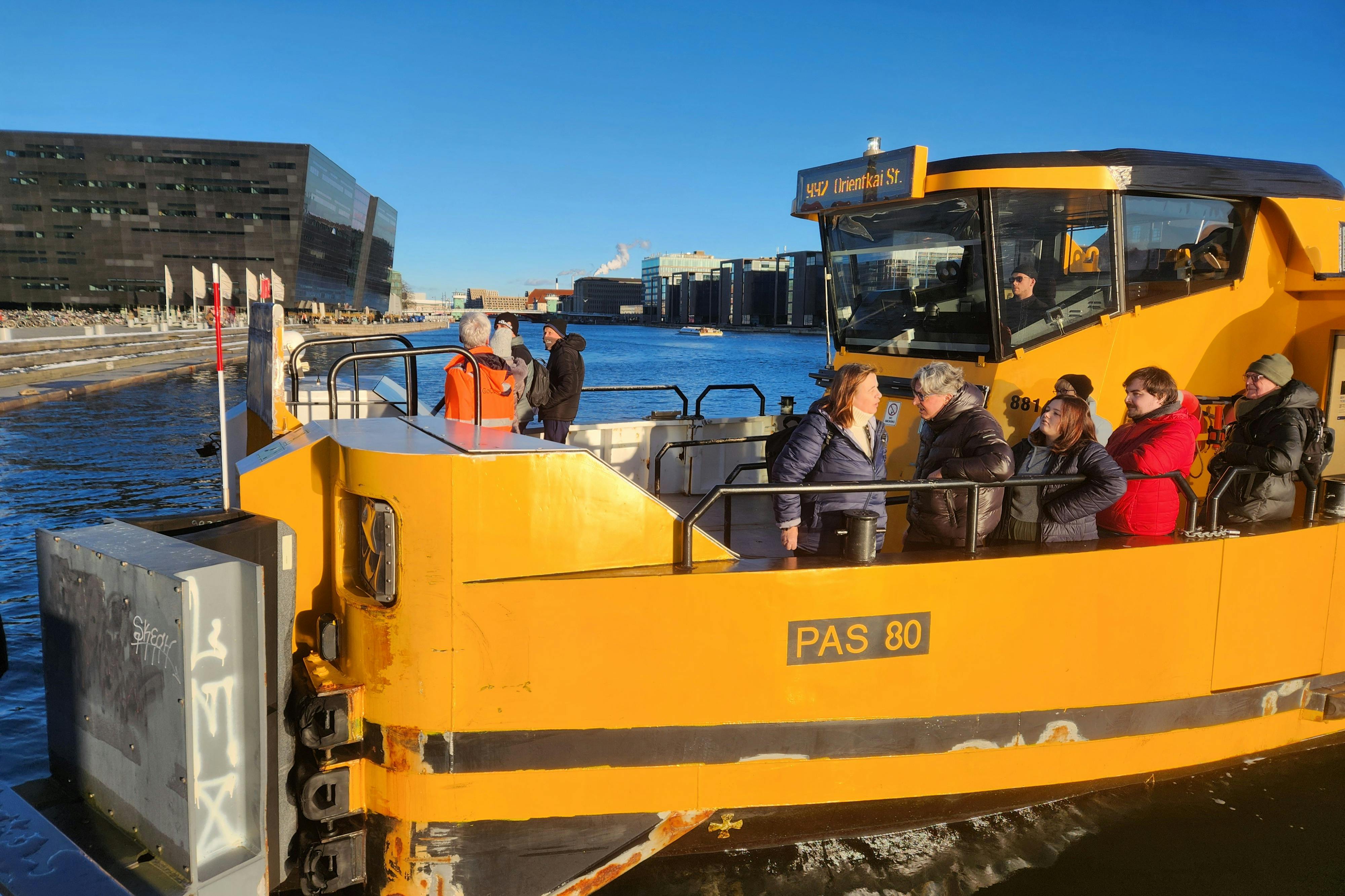 The ferry in Copenhagen