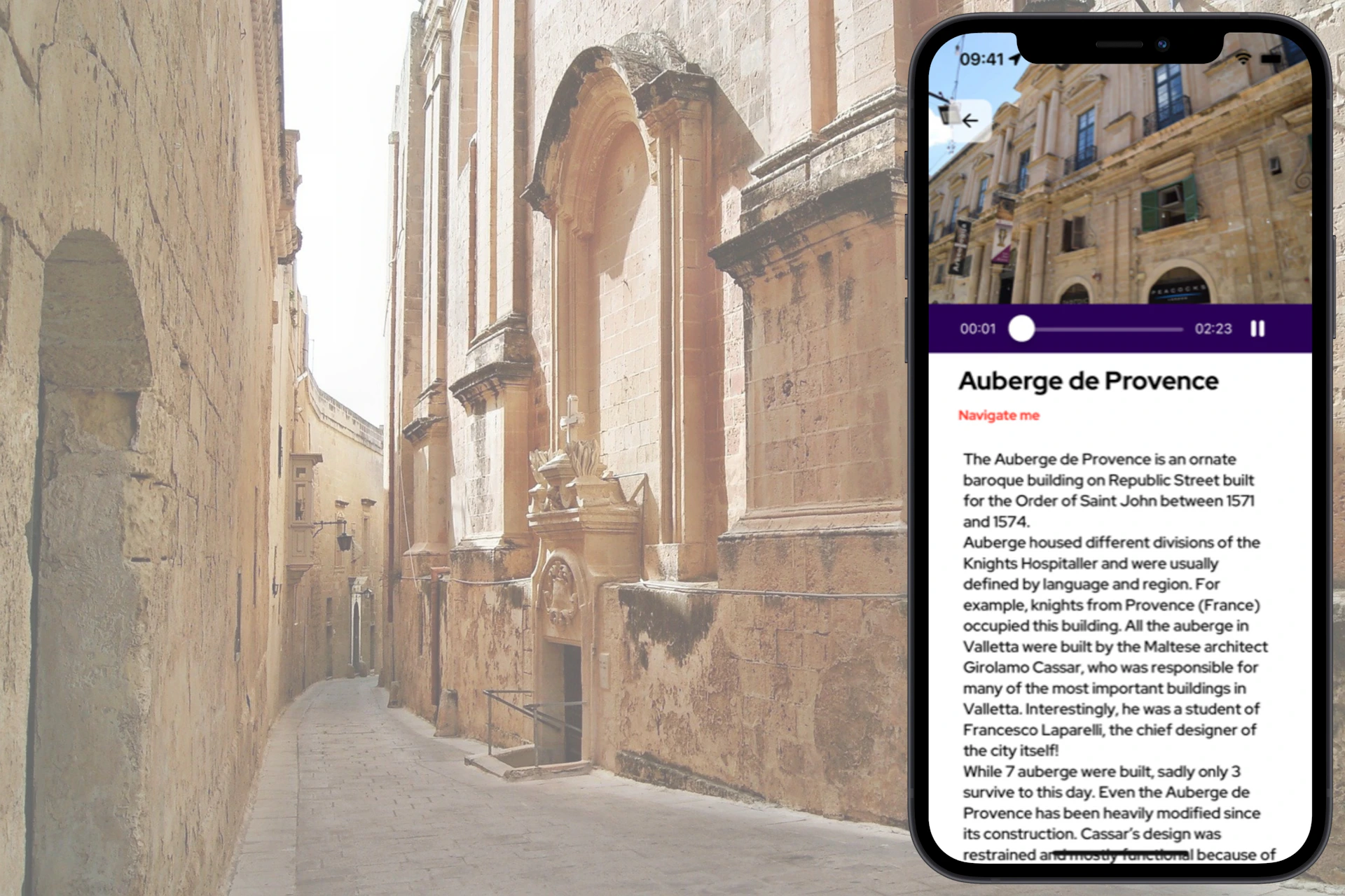 malta audio guide