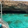 Coves in Mallorca, departure by boat, swimming