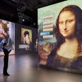 Venha conhecer a Mona Lisa, como se ela estivesse viva, hoje. Interatividade, IA e AR em um único show.