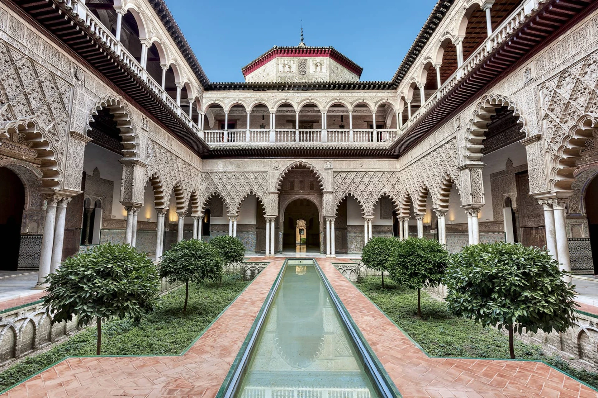 Patio de las Doncellas in the Royal Alcázar of Seville